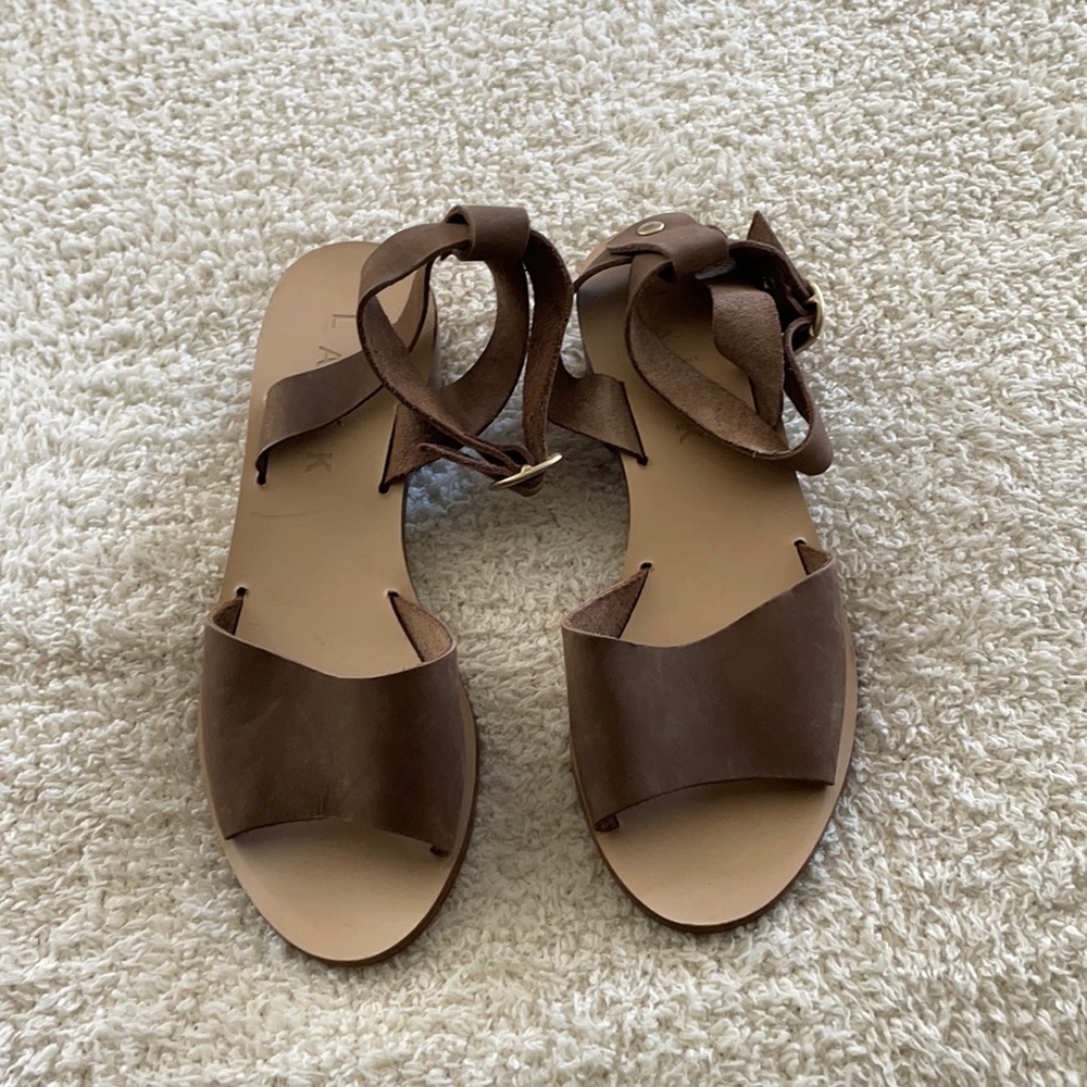 Brown sandals - by LAIIK